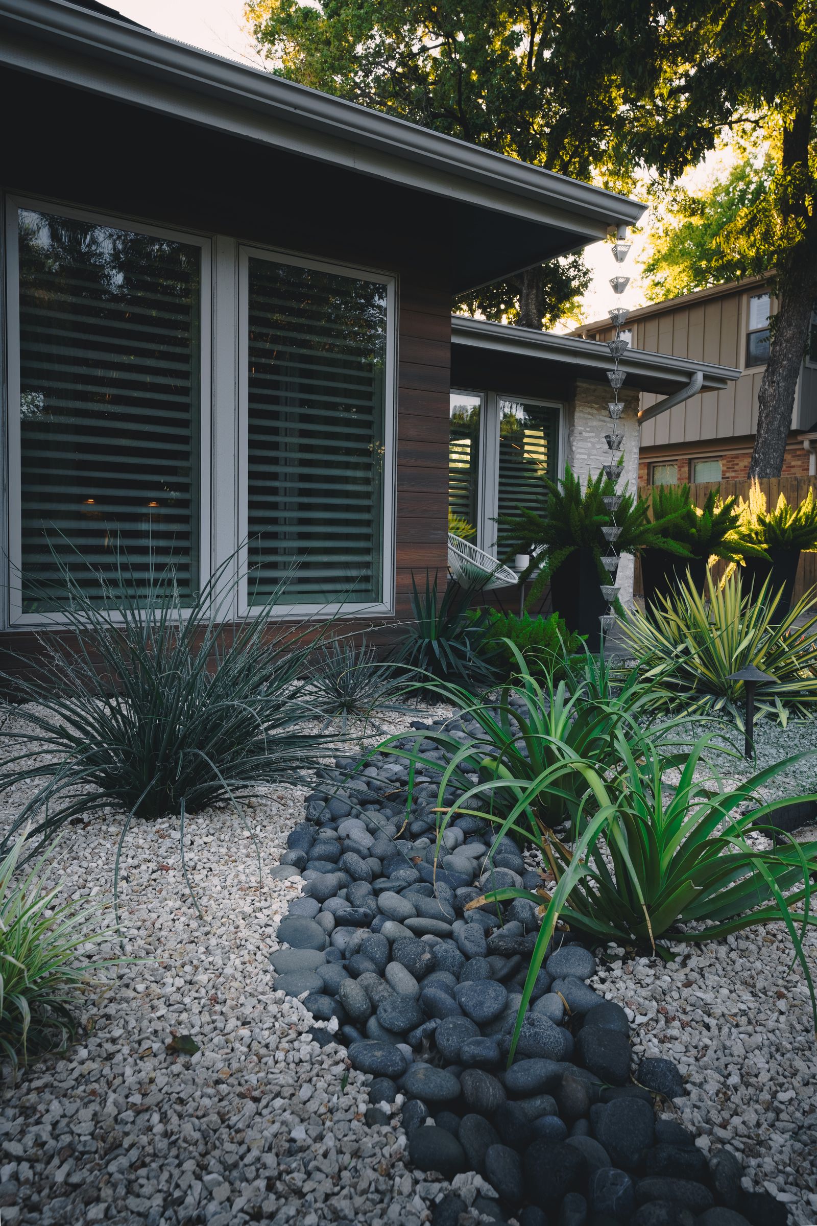 Well-maintained landscape