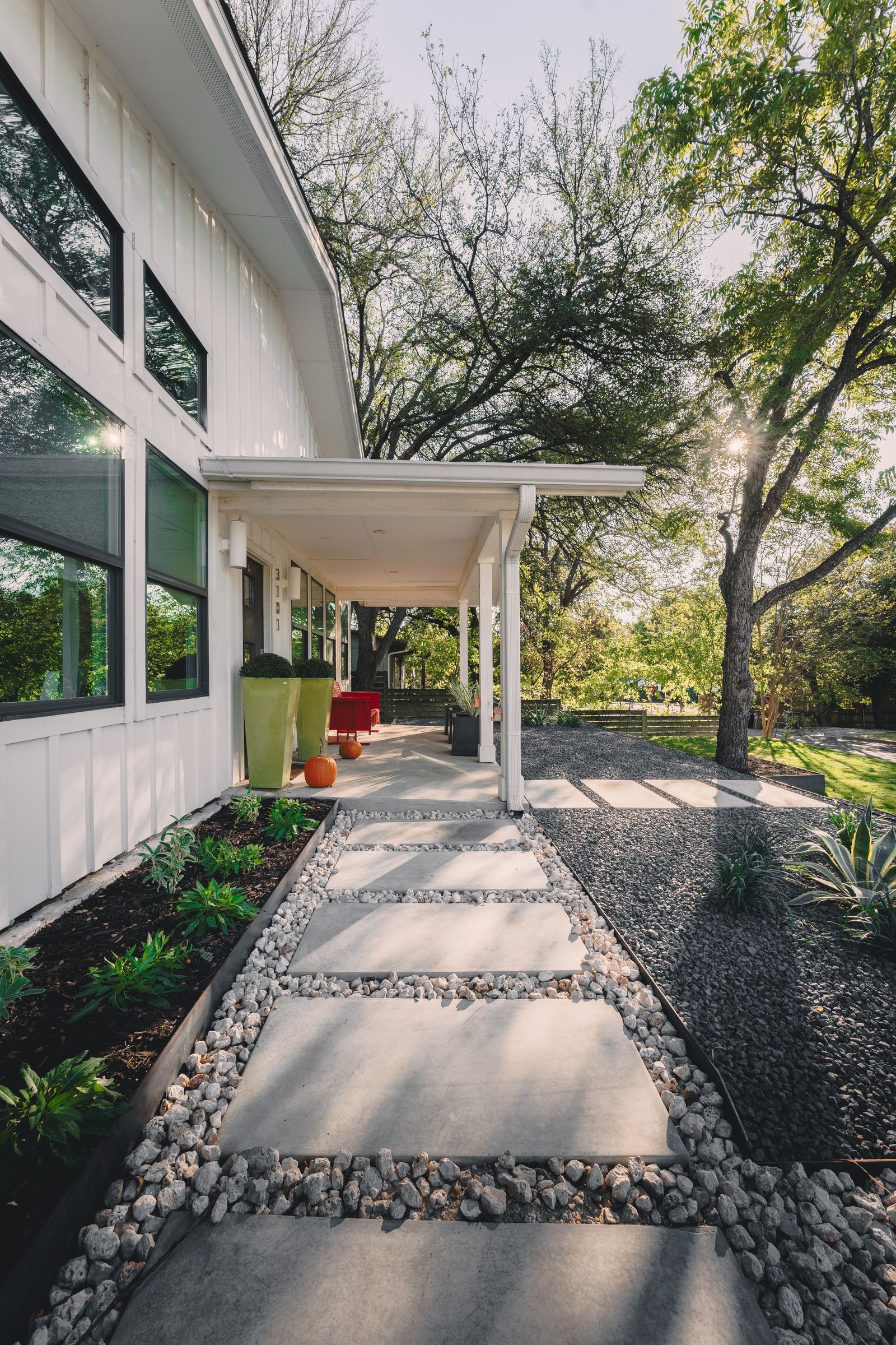 Maintained landscape in Austin TX
